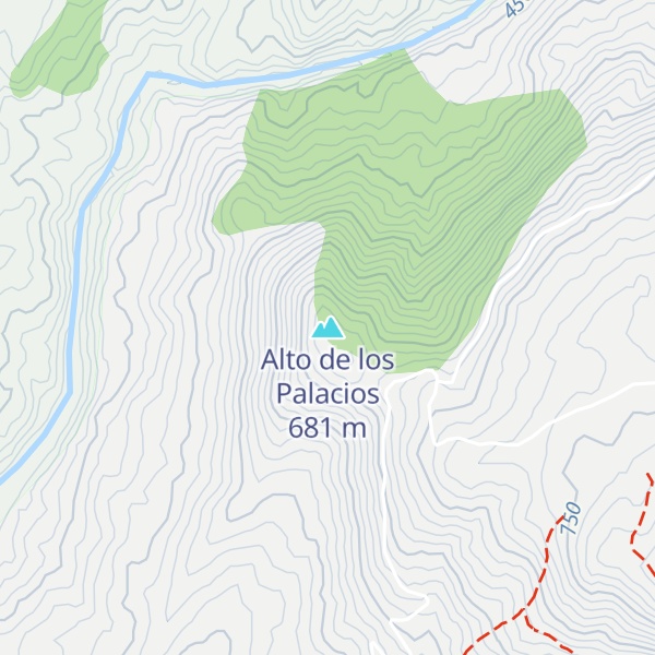 Map of Alto de los Palacios
