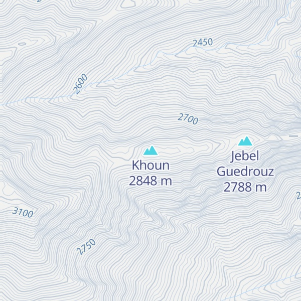 Map of Khoun