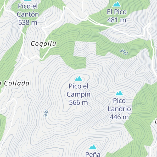 Map of Pico el Campín
