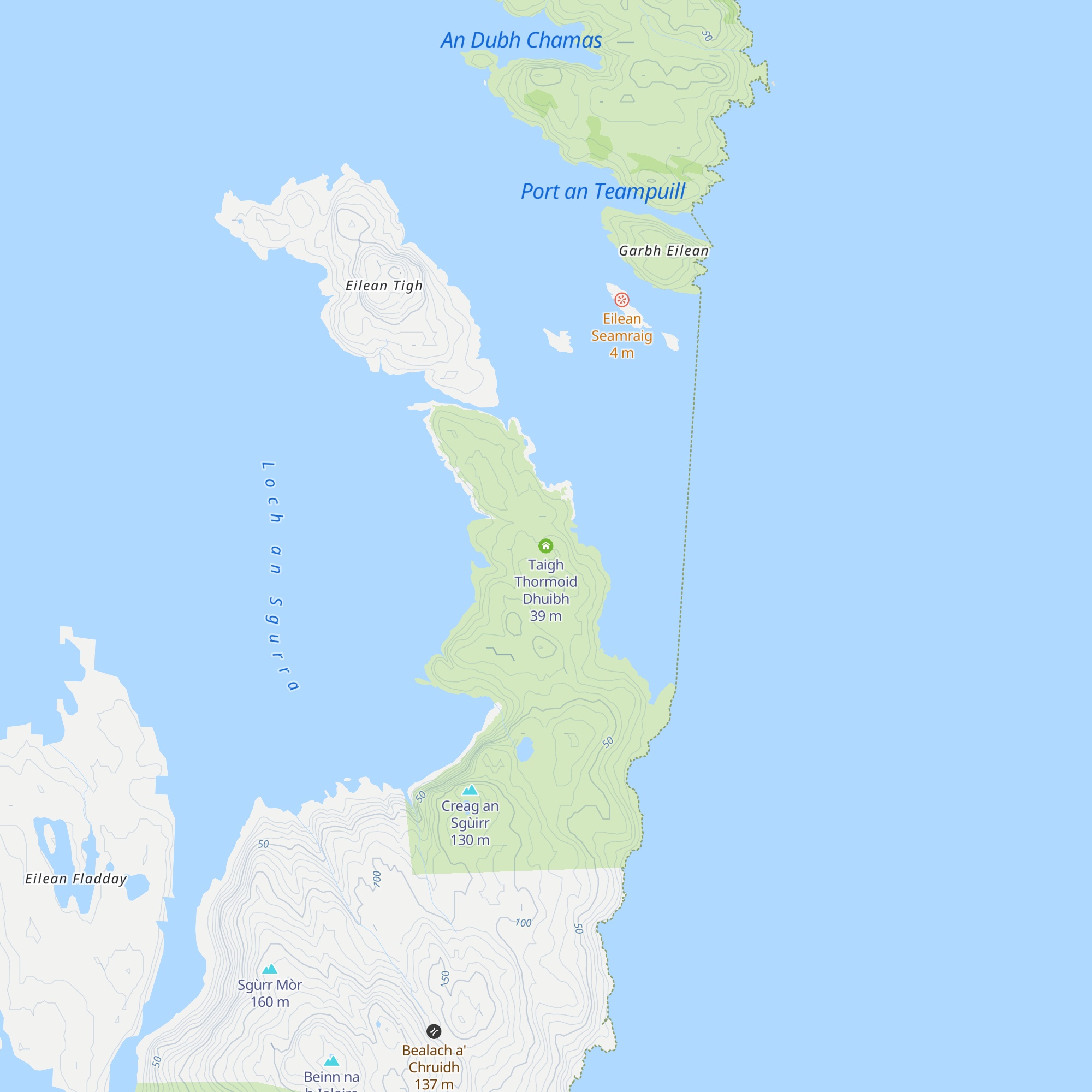 Taigh Thormoid Dhuibh map