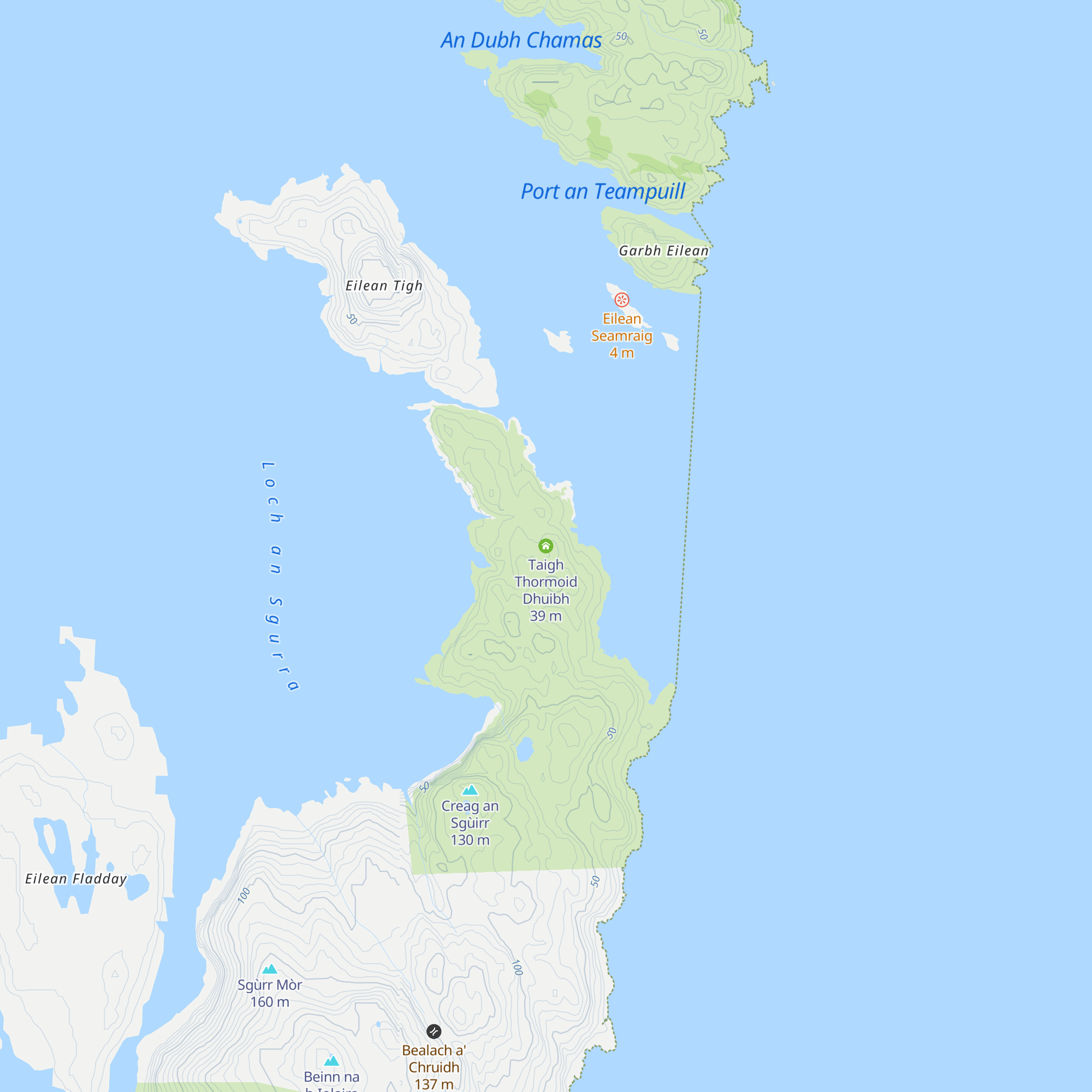 Taigh Thormoid Dhuibh map