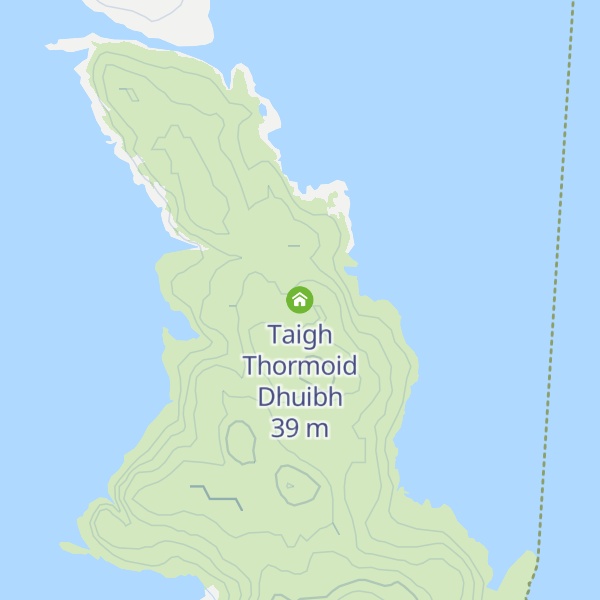 Map of Taigh Thormoid Dhuibh