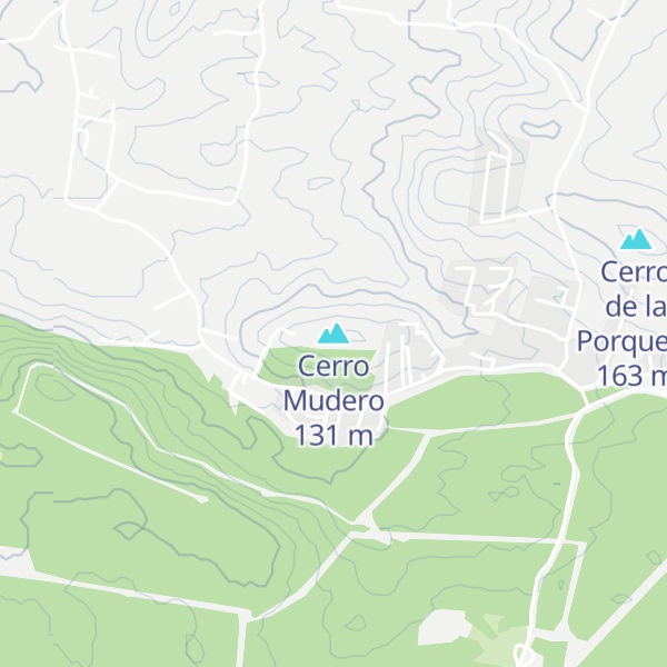 Map of Cerro Mudero