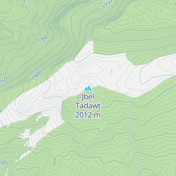 Map of Jbel Tadawt
