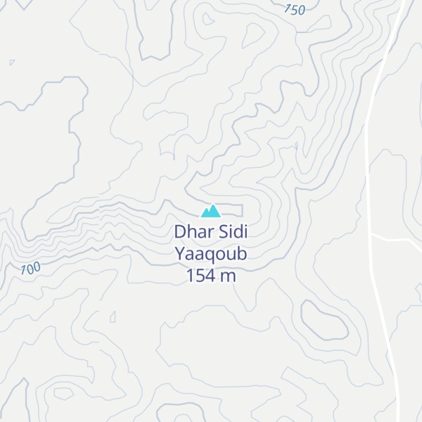 Map of Dhar Sidi Yaaqoub