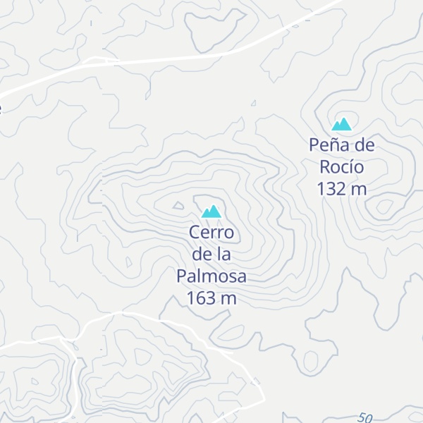 Map of Cerro de la Palmosa
