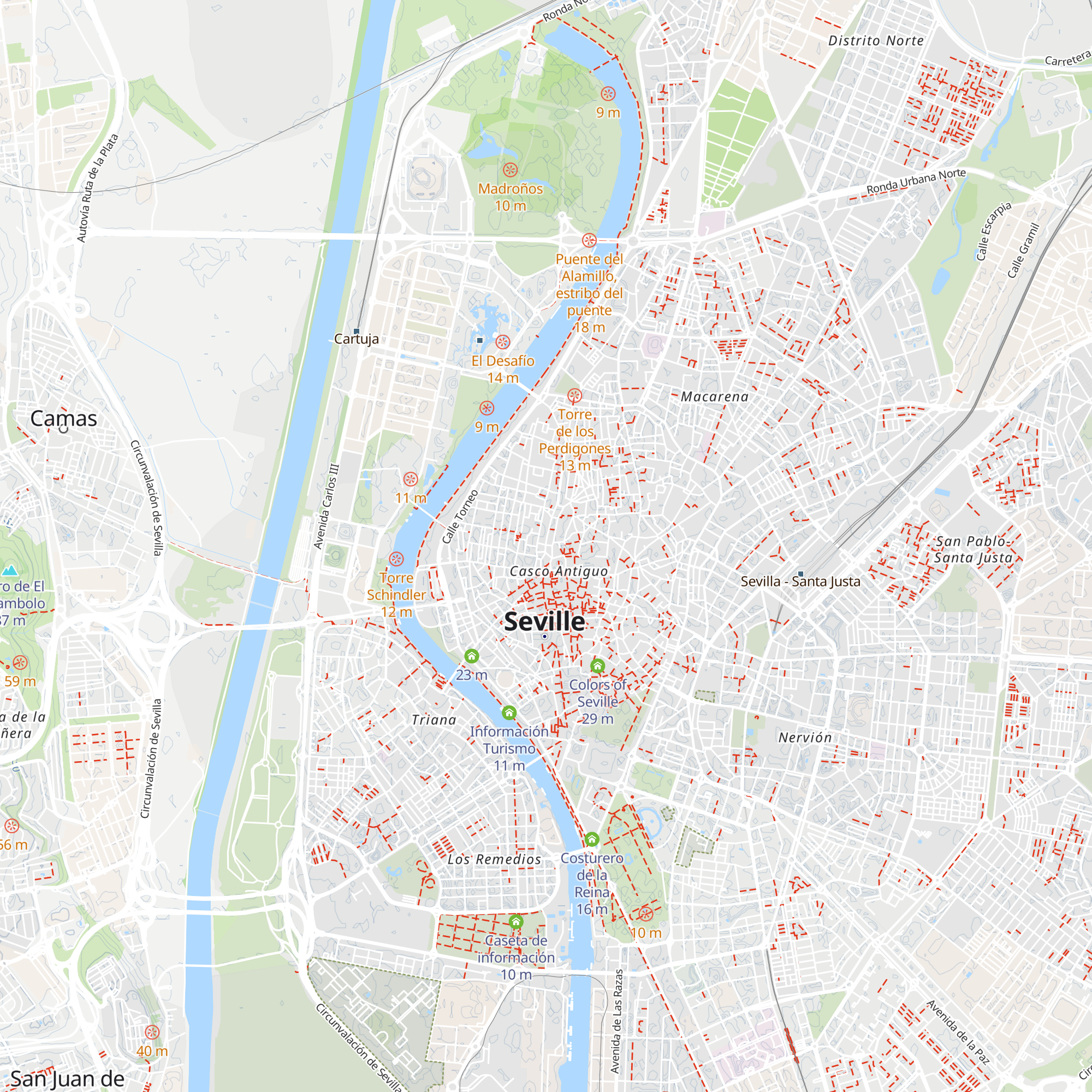 Naturanda Tourism Information map