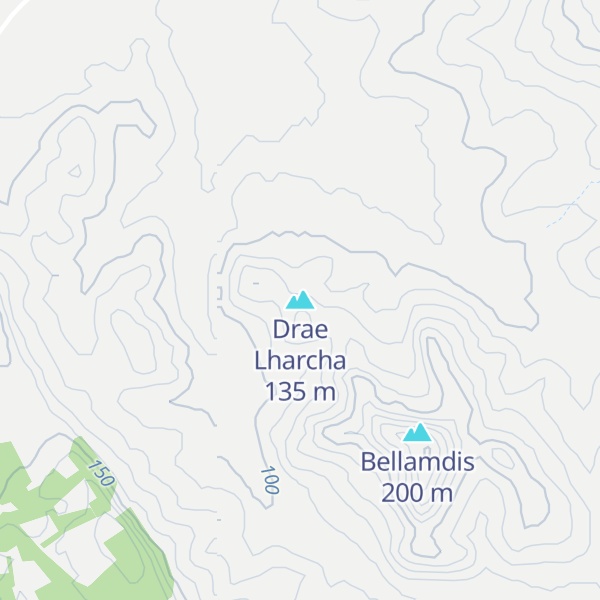 Map of Drae Lharcha