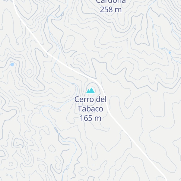 Map of Cerro del Tabaco