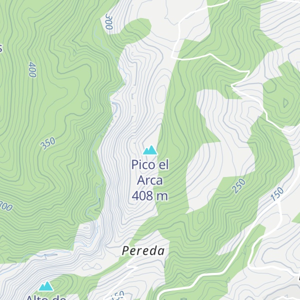Map of Pico el Arca