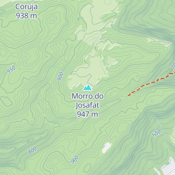Map of Morro do Josafat