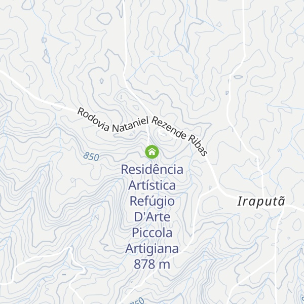 Map of Residência Artística Refúgio D'Arte Piccola Artigiana