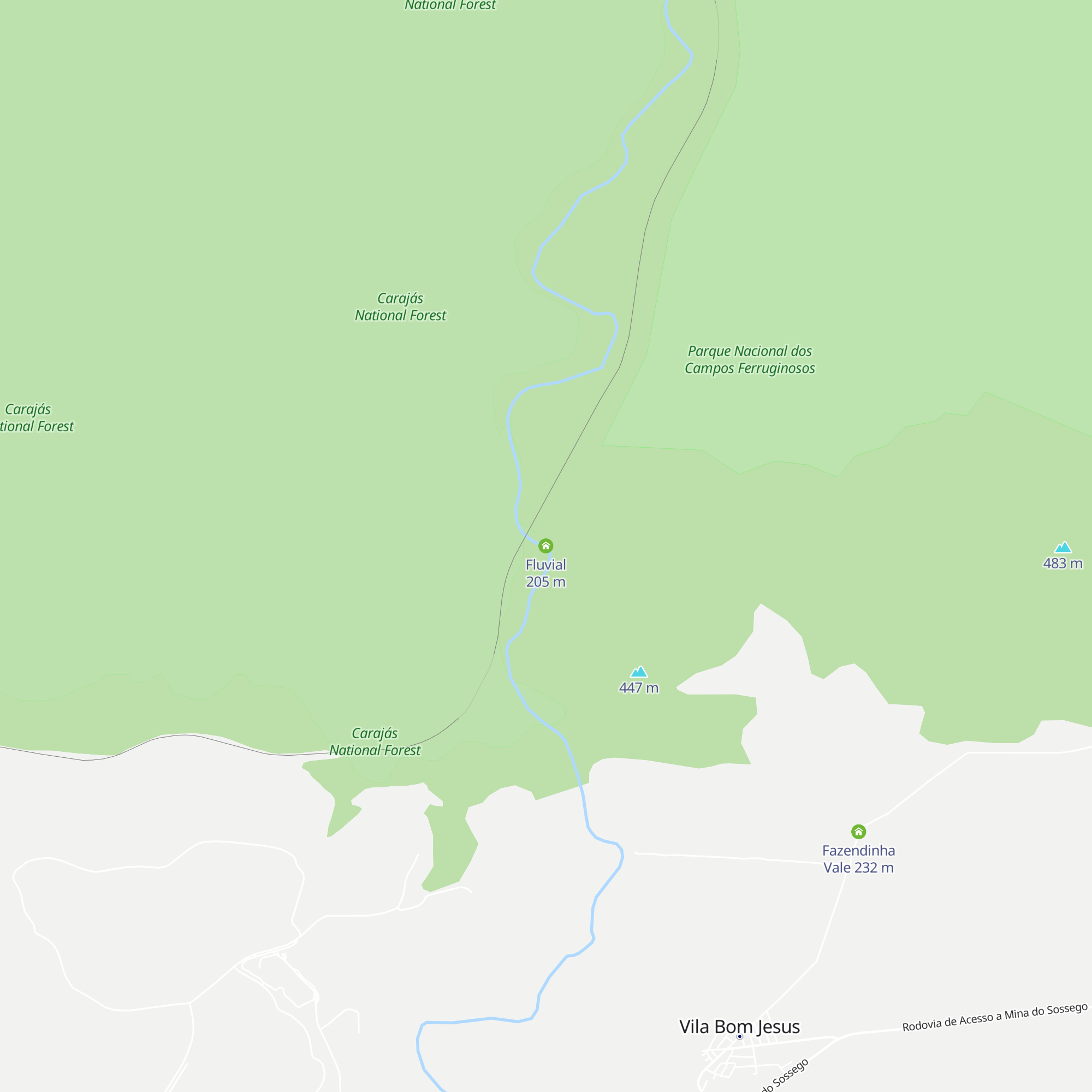 Fluvial map