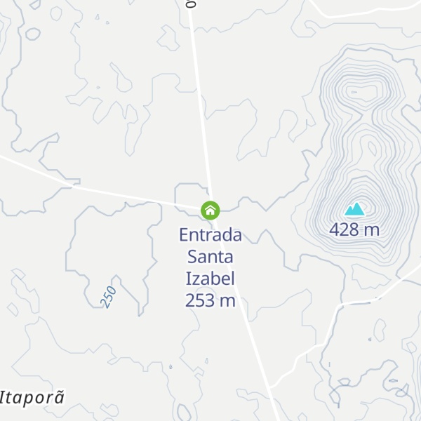 Map of Entrada Santa Izabel