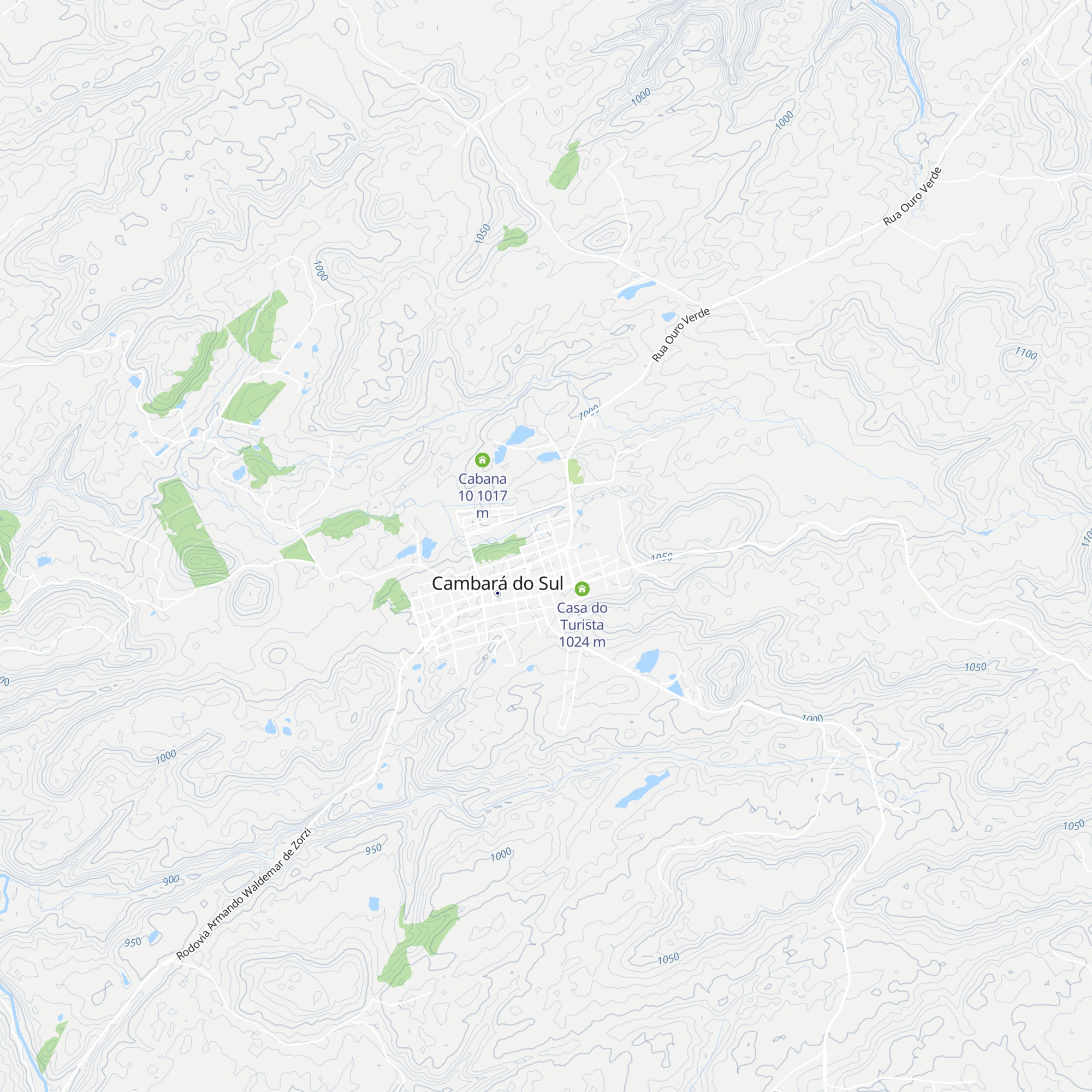 Cabanas Brisa dos Canyons map