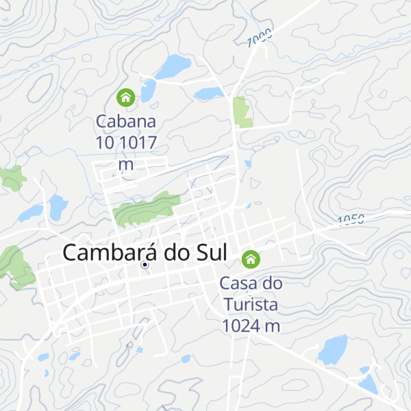 Map of Cabanas Brisa dos Canyons
