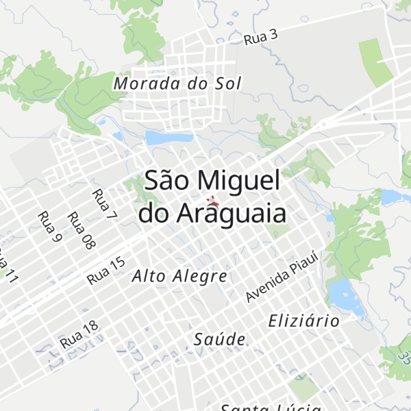 Map of Cabanas Pizzaria