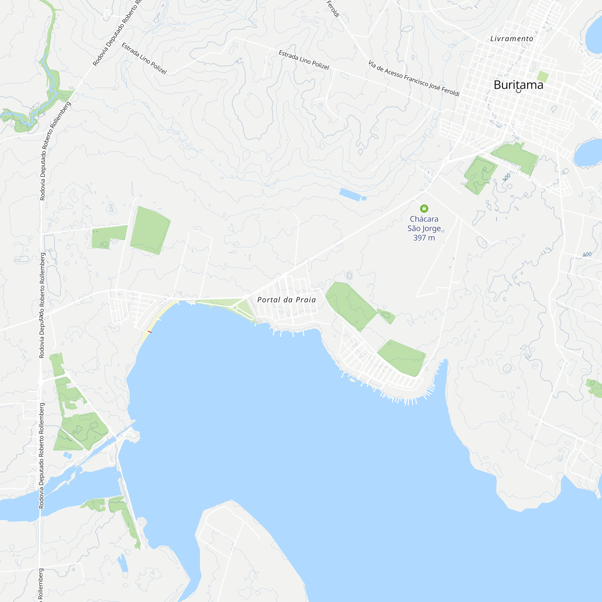 Rancho Toca dos Lobos map