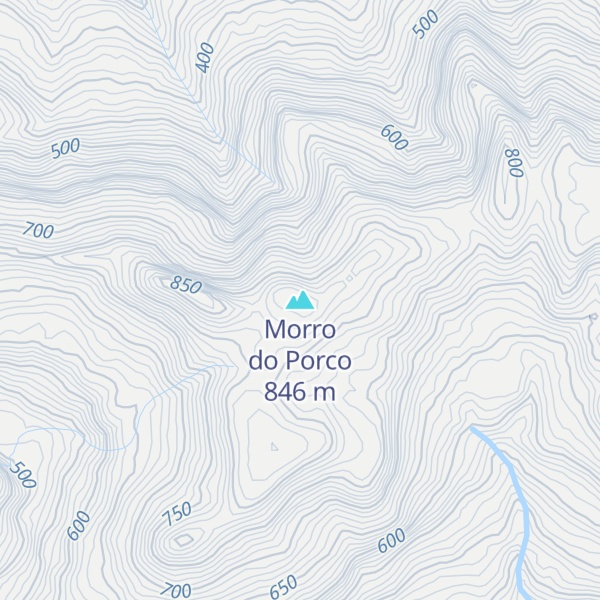 Map of Morro do Porco