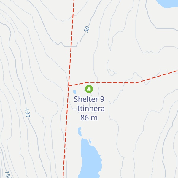 Map of Shelter 9 - Itinnera
