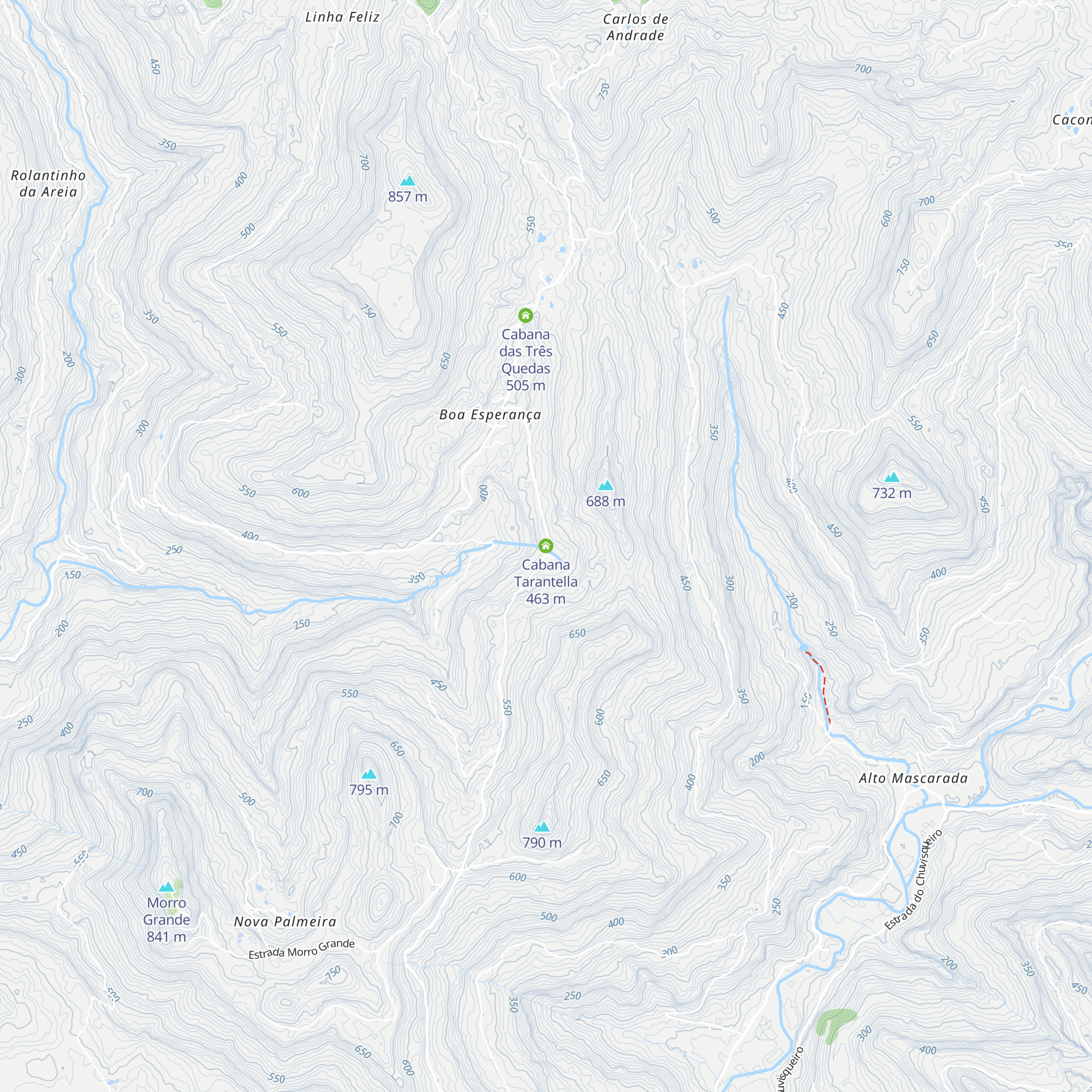 Cabana Tarantella map