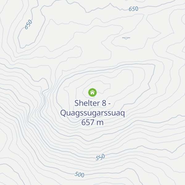 Map of Shelter 8 - Quagssugarssuaq