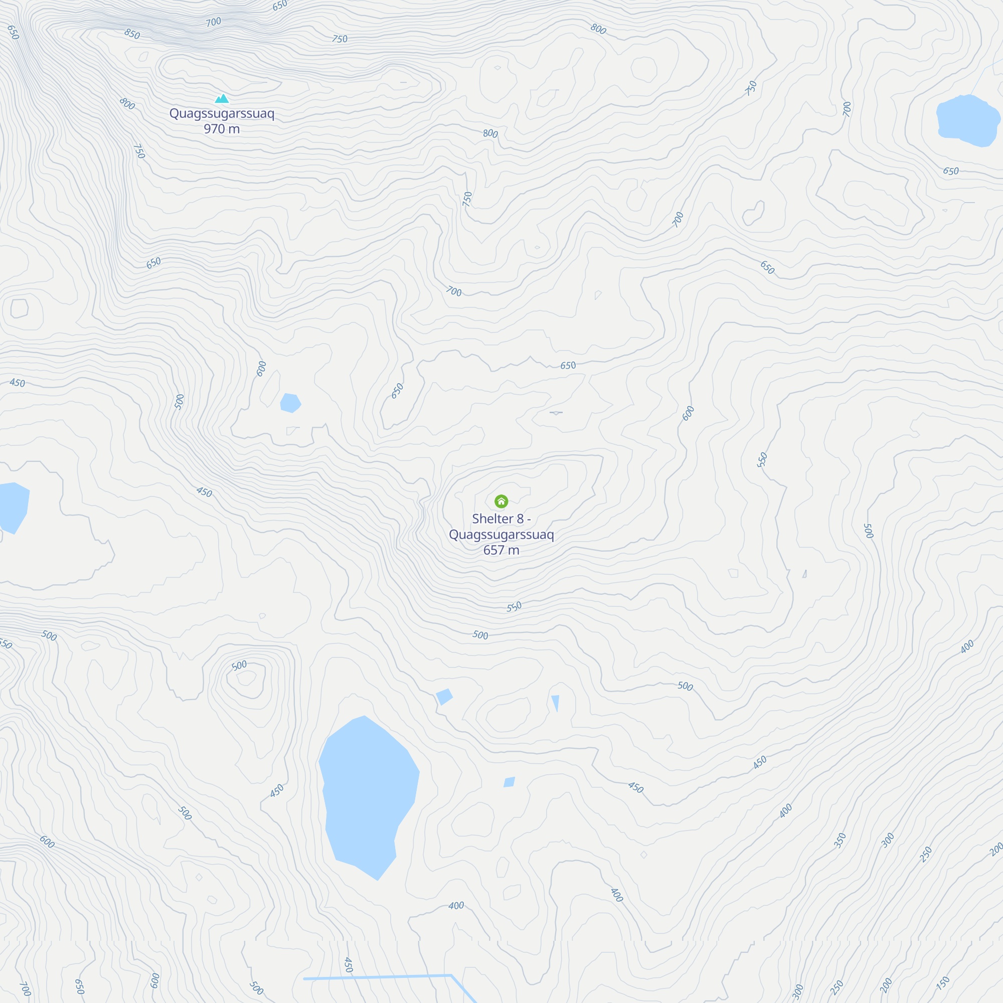 Shelter 8 - Quagssugarssuaq map