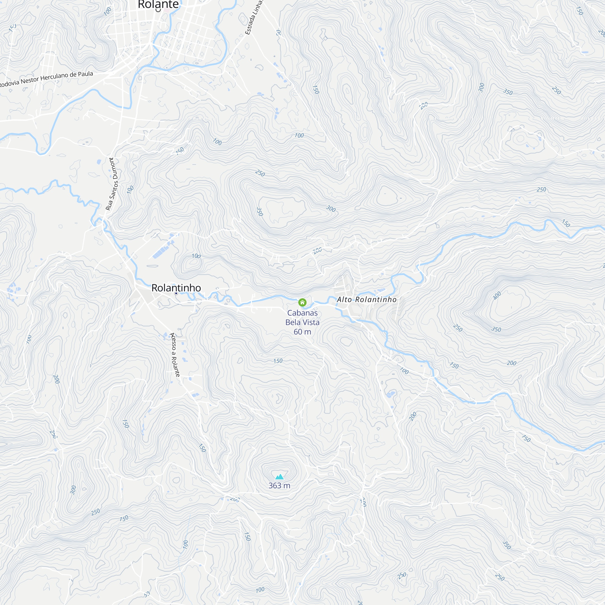 Cabanas Bela Vista map