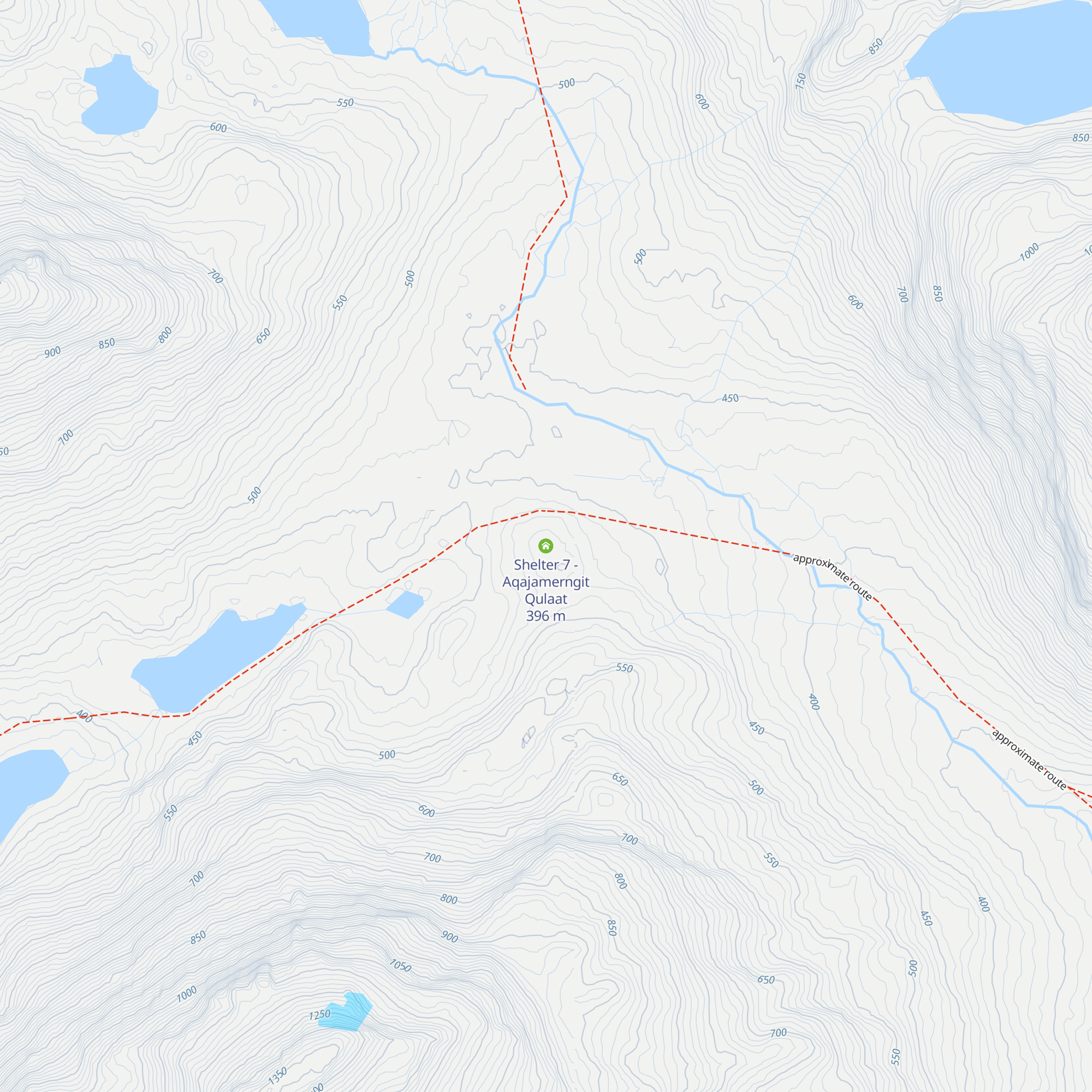 Shelter 7 - Aqajamerngit Qulaat map