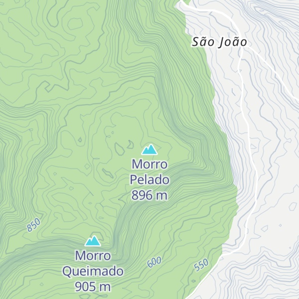Map of Morro Pelado
