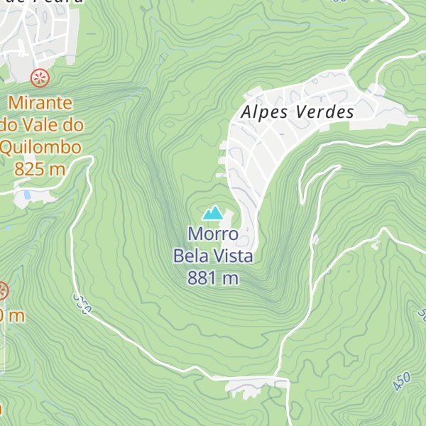 Map of Morro Bela Vista