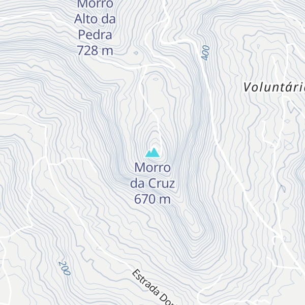 Map of Morro da Cruz