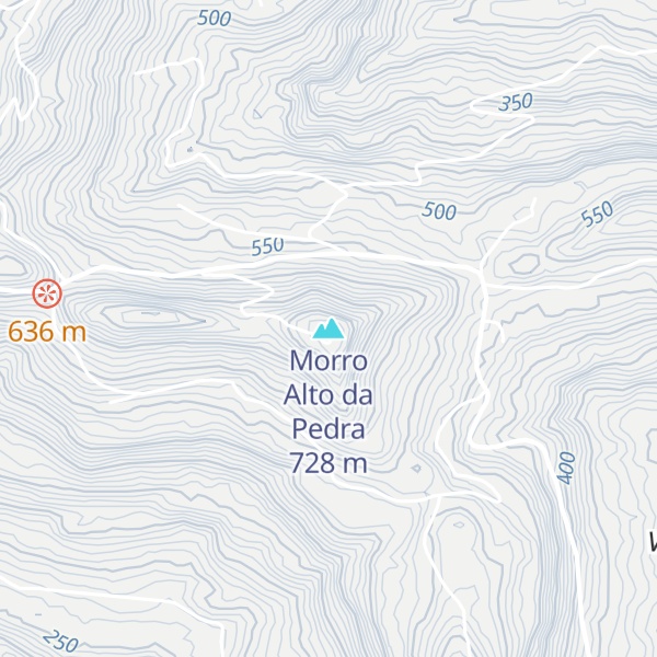 Map of Morro Alto da Pedra