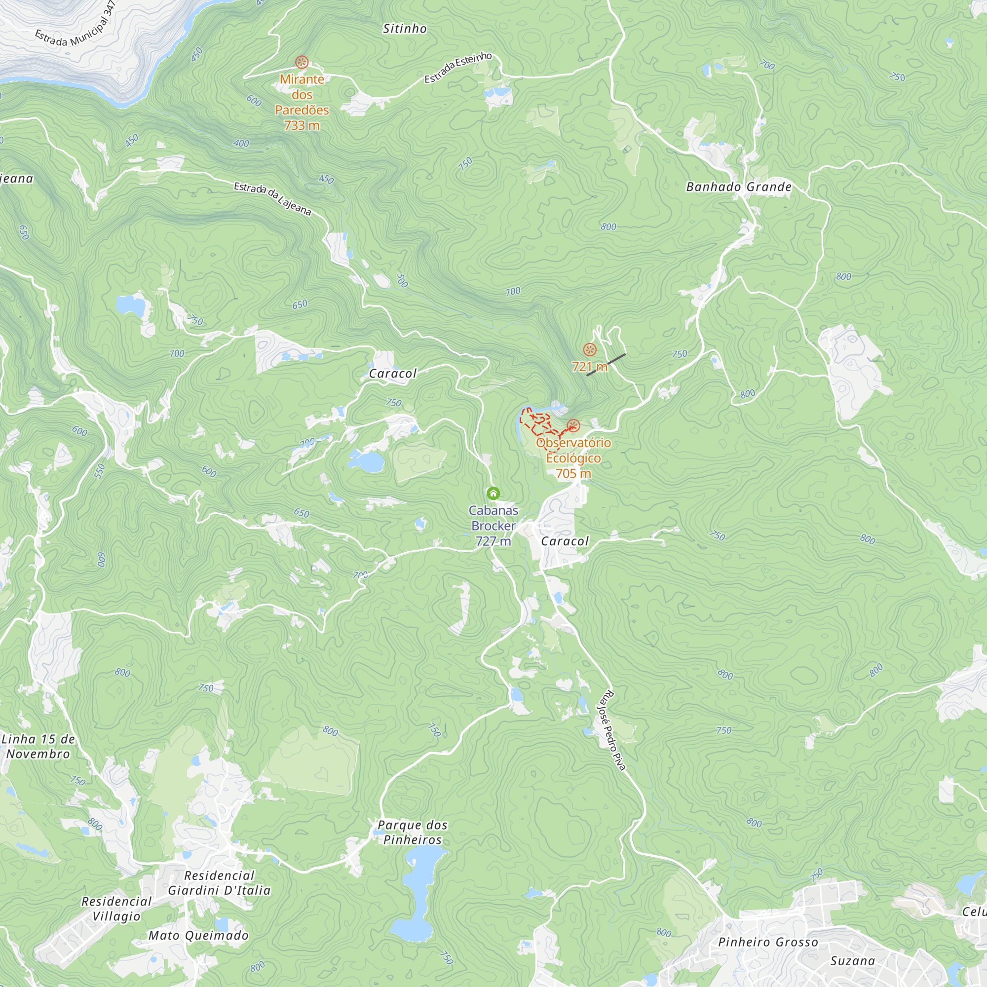 Cabanas Brocker map