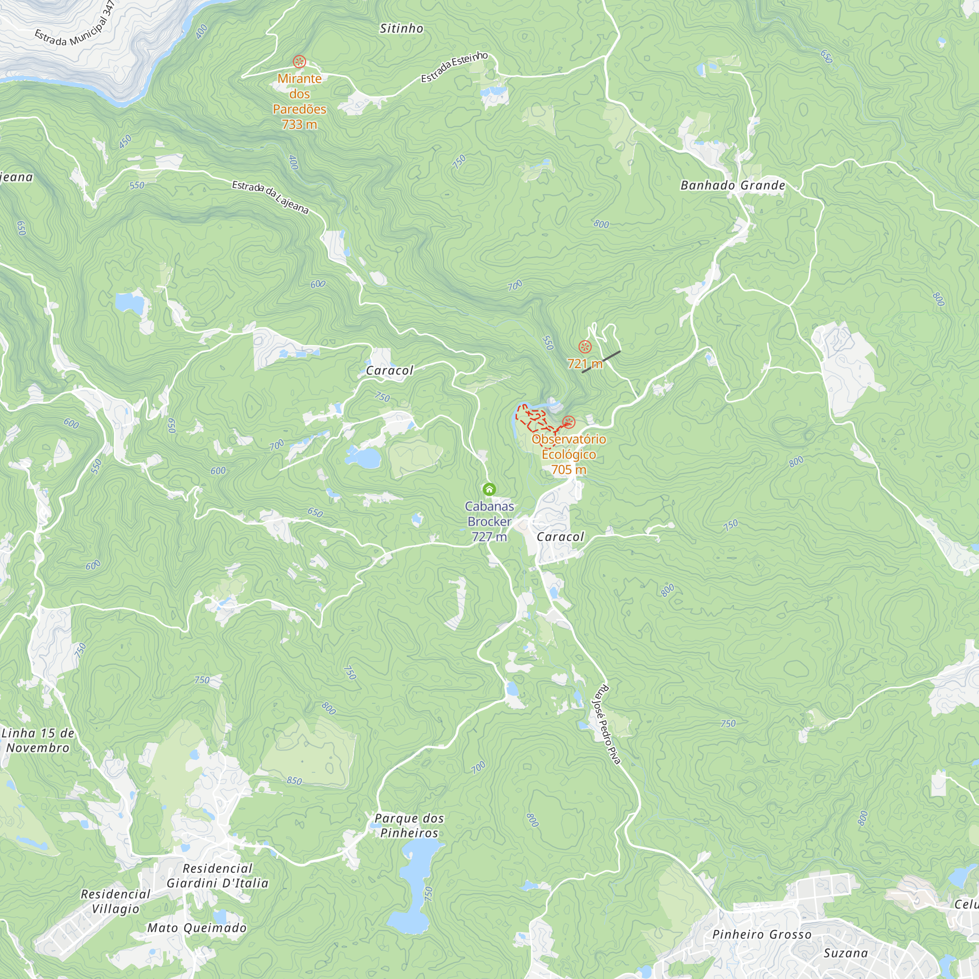 Cabanas Brocker map