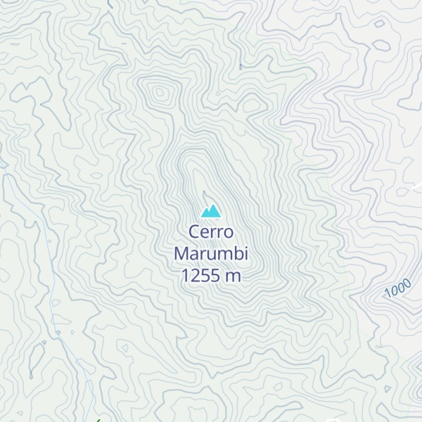Map of Cerro Marumbi