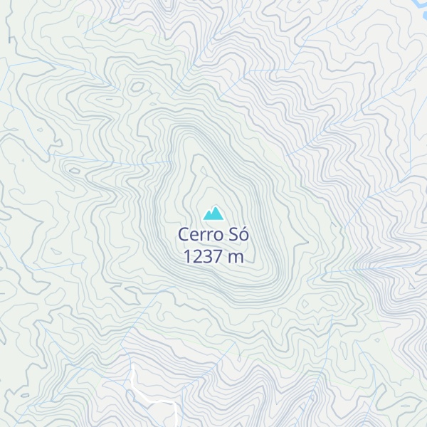 Map of Cerro Só