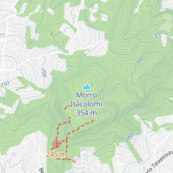 Map of Morro Itacolomi