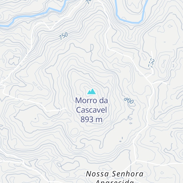 Map of Morro da Cascavel
