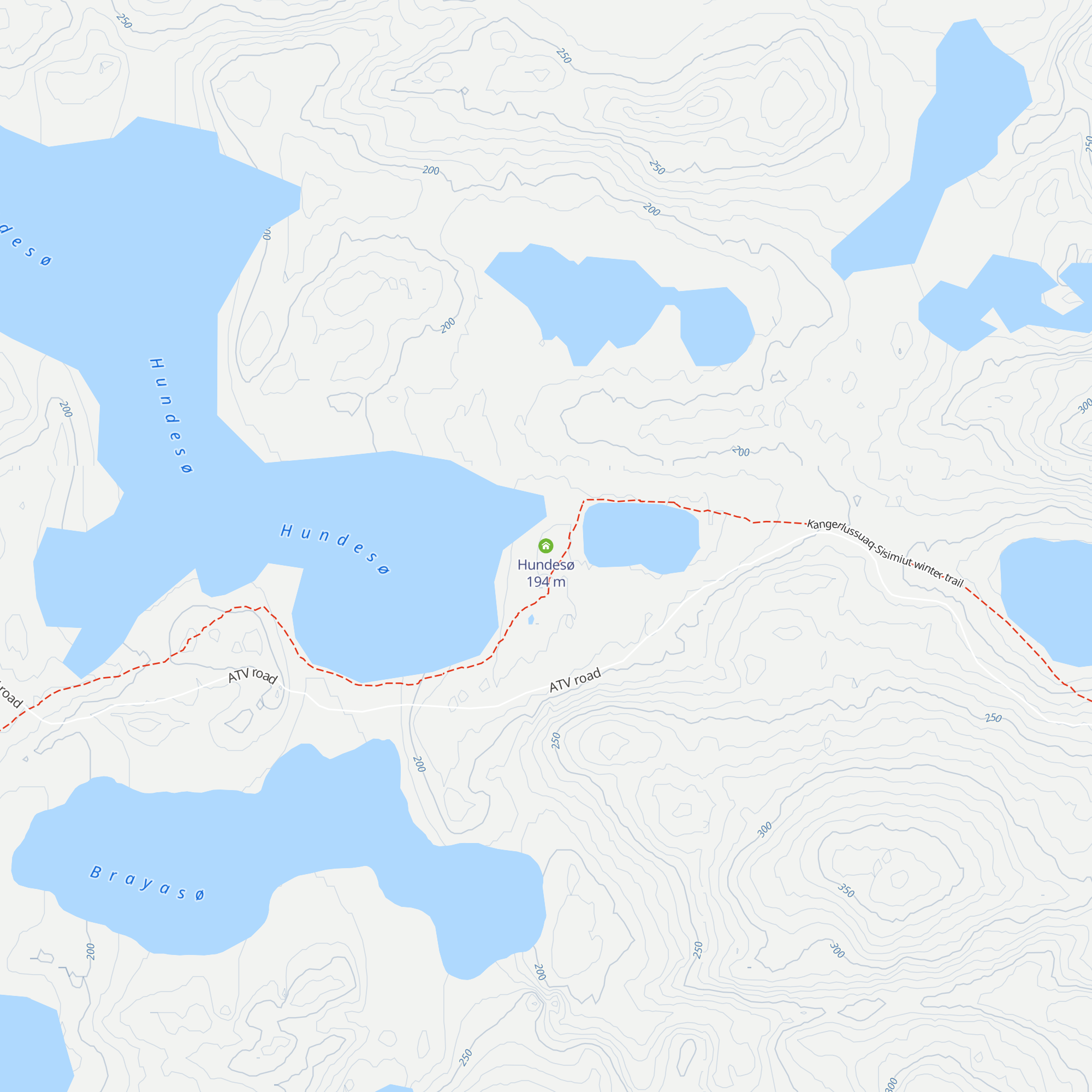 Hundesø map