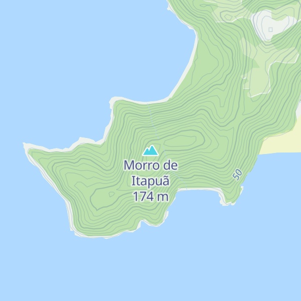 Map of Morro de Itapuã