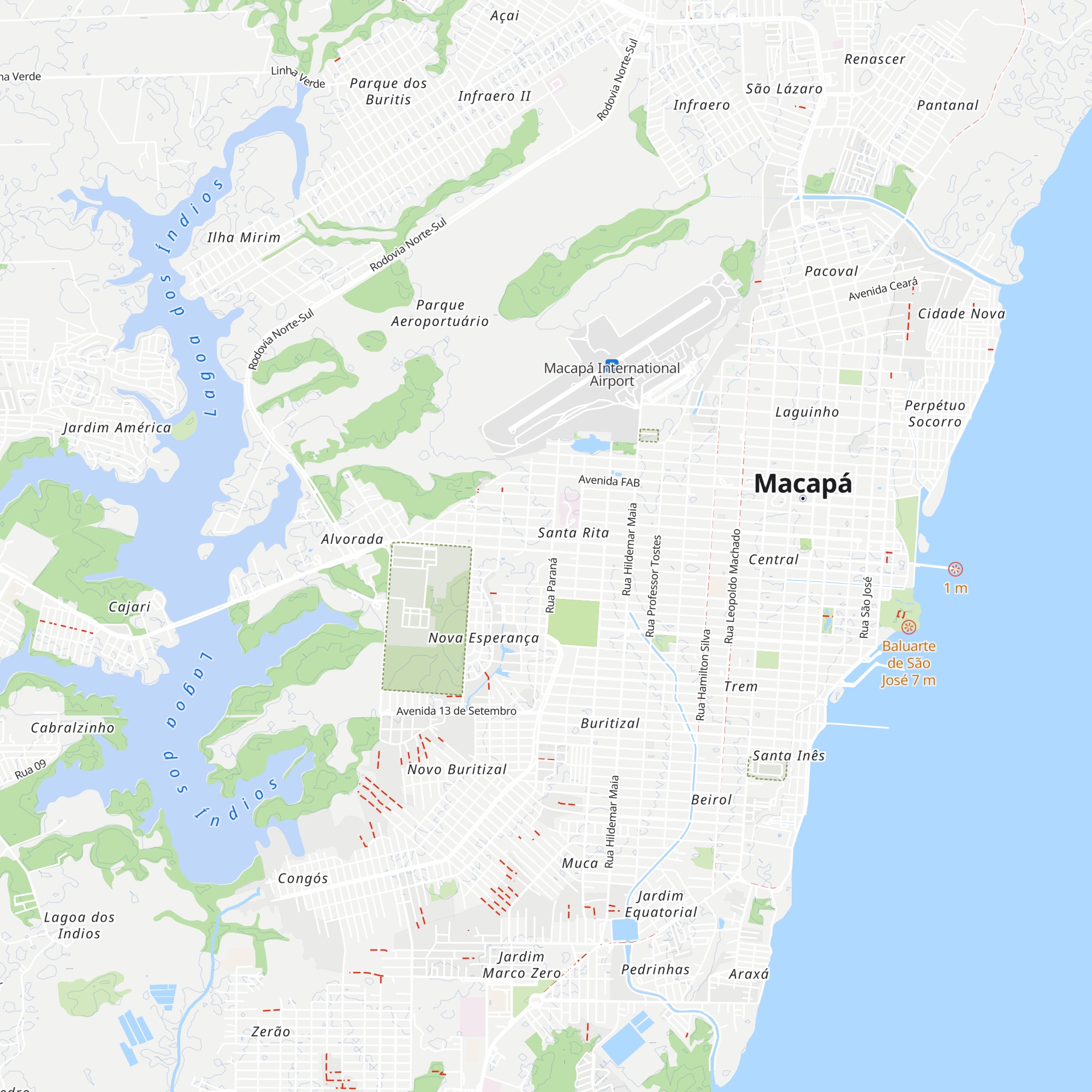 Abrigo São José map
