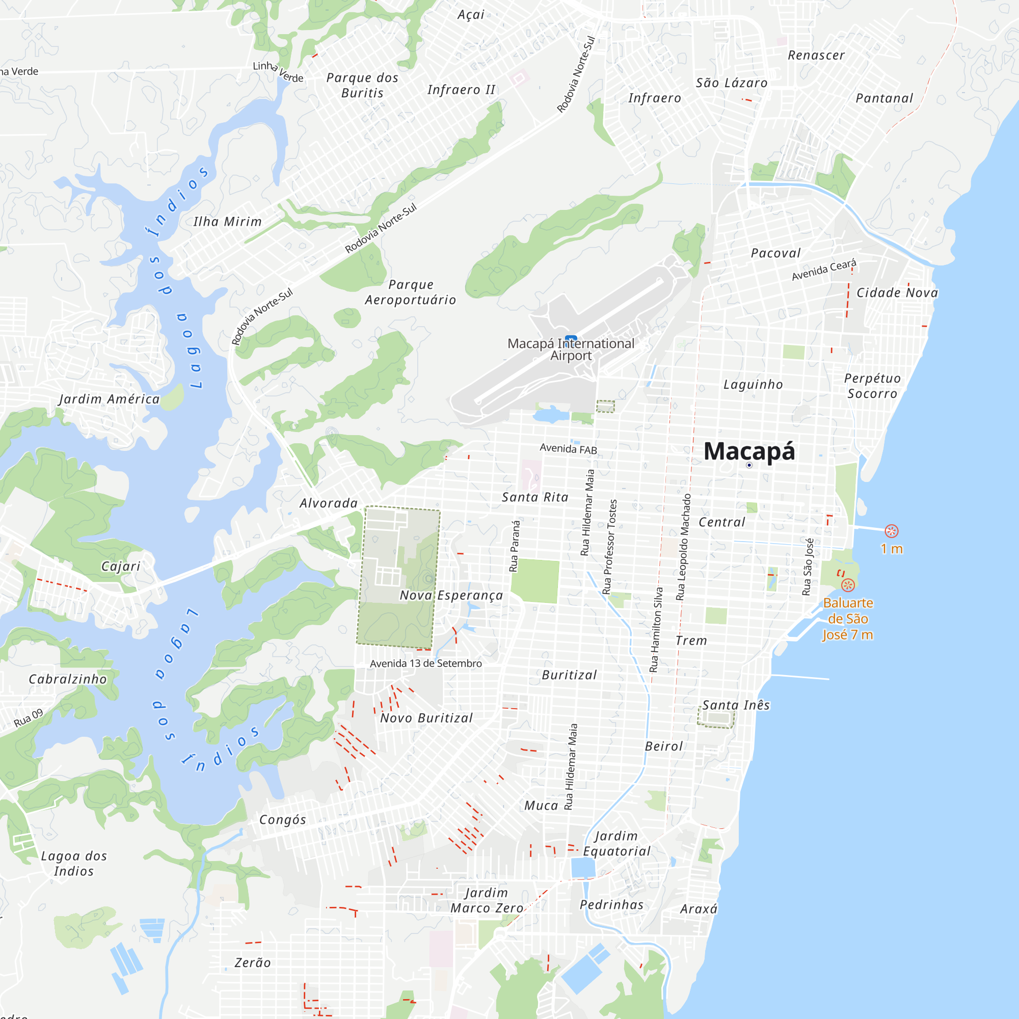 Abrigo São José map