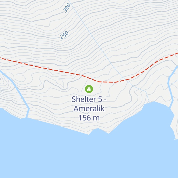 Map of Shelter 5 - Ameralik