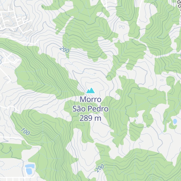 Map of Morro São Pedro