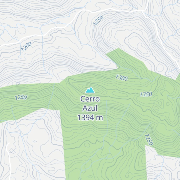 Map of Cerro Azul