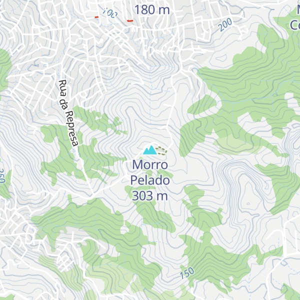 Map of Morro Pelado