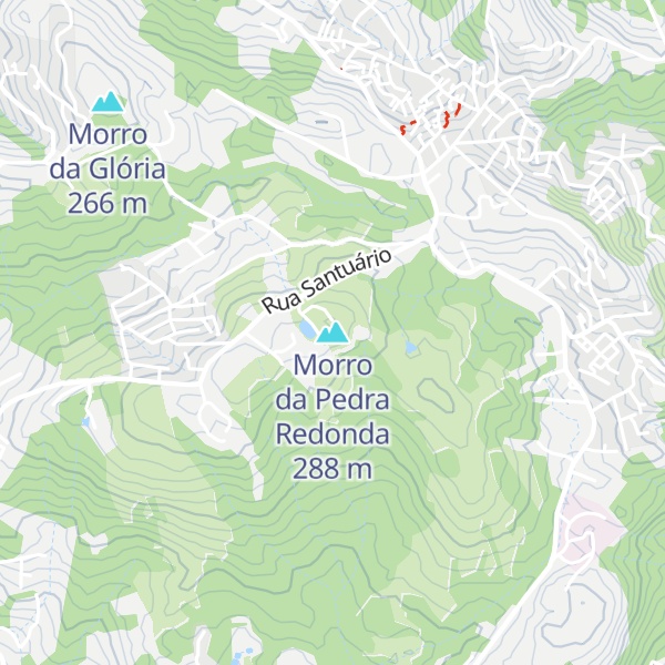 Map of Morro da Pedra Redonda