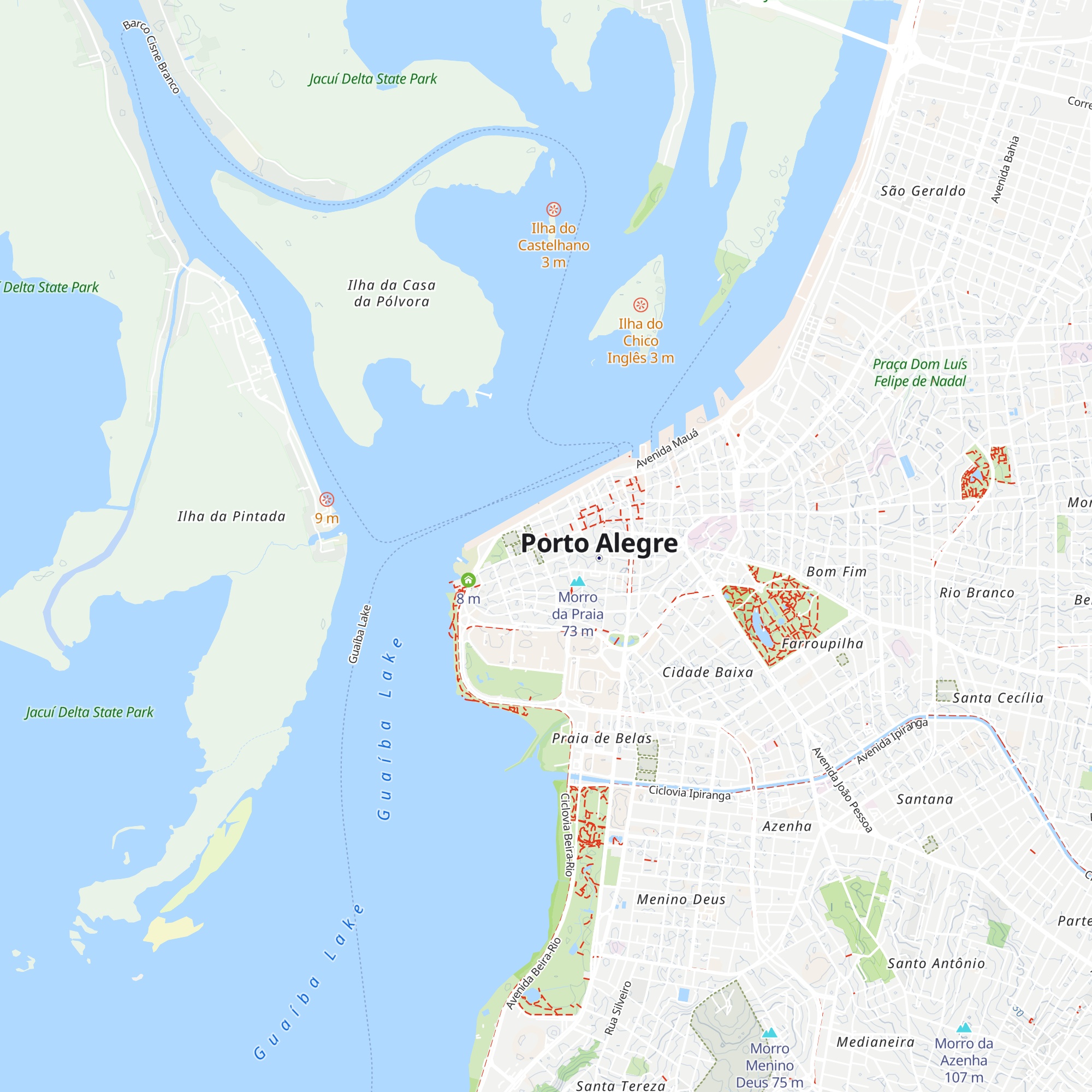 Refugio's map