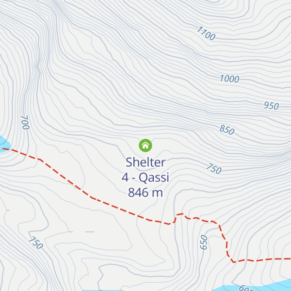 Map of Shelter 4 - Qassi